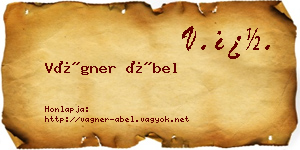 Vágner Ábel névjegykártya